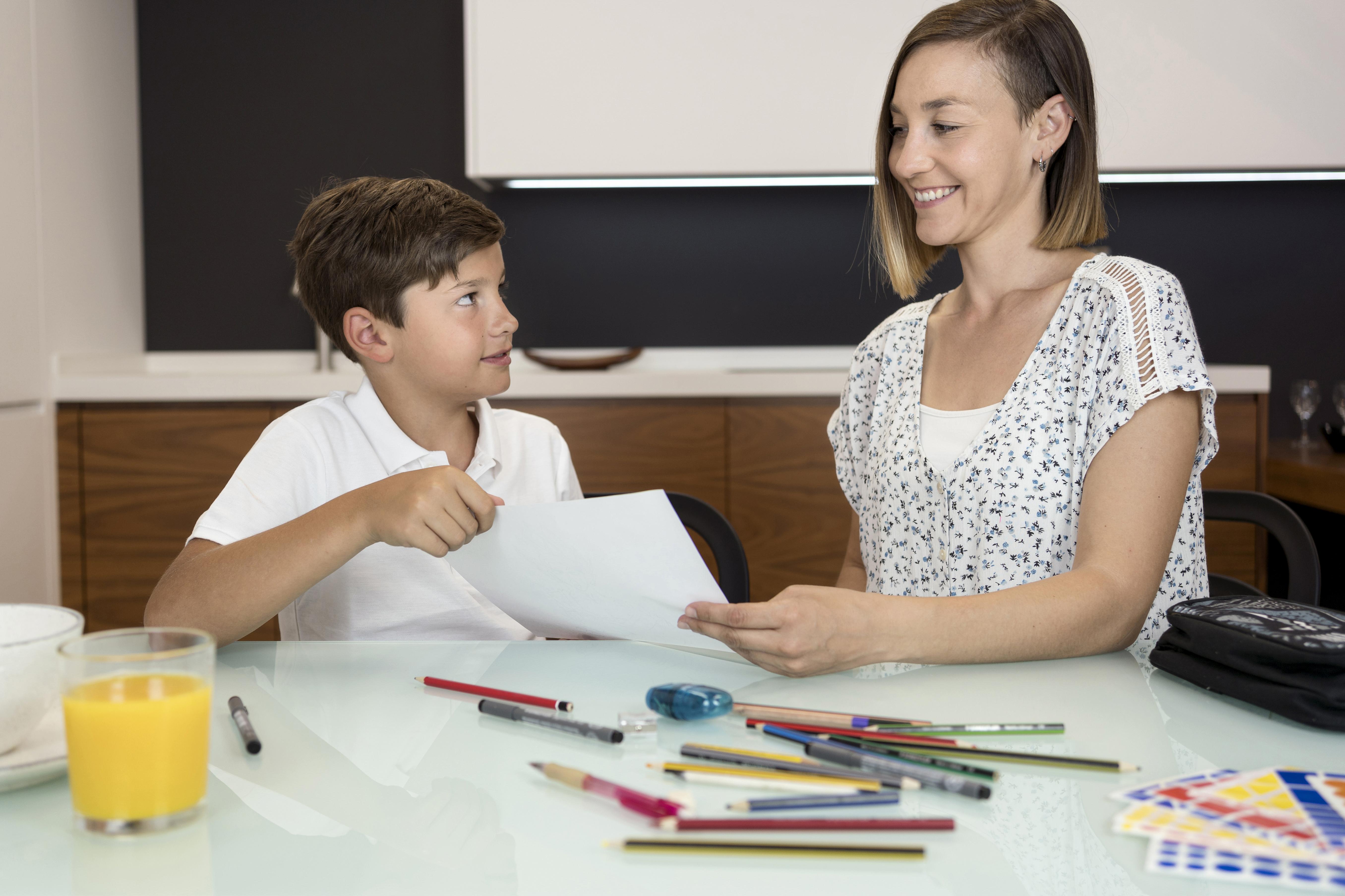 primary one-on-one tutoring illustration